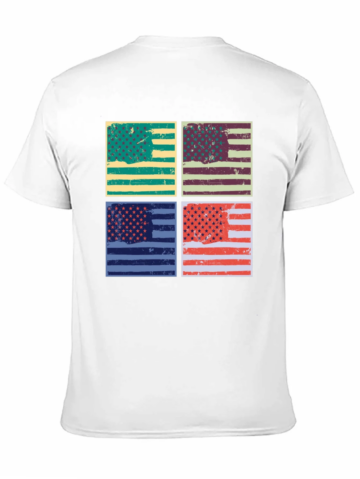 Retro American Flag Graphic T-Shirt - Patriotic Style product image 8