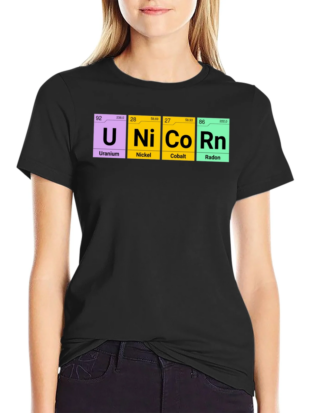 Unicorn Periodic Table Elements T-Shirt product image 2