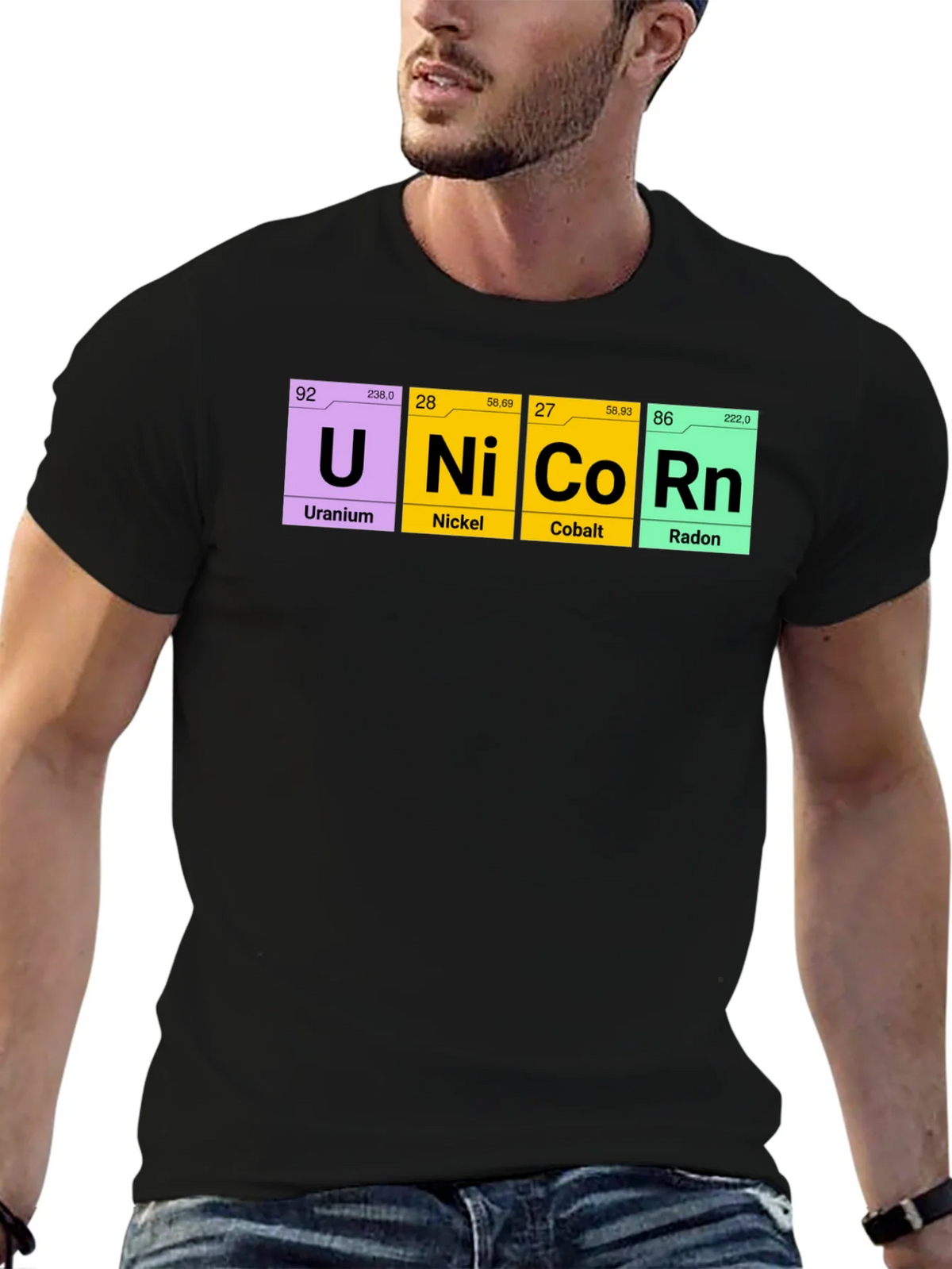 Unicorn Periodic Table Elements T-Shirt product image 6