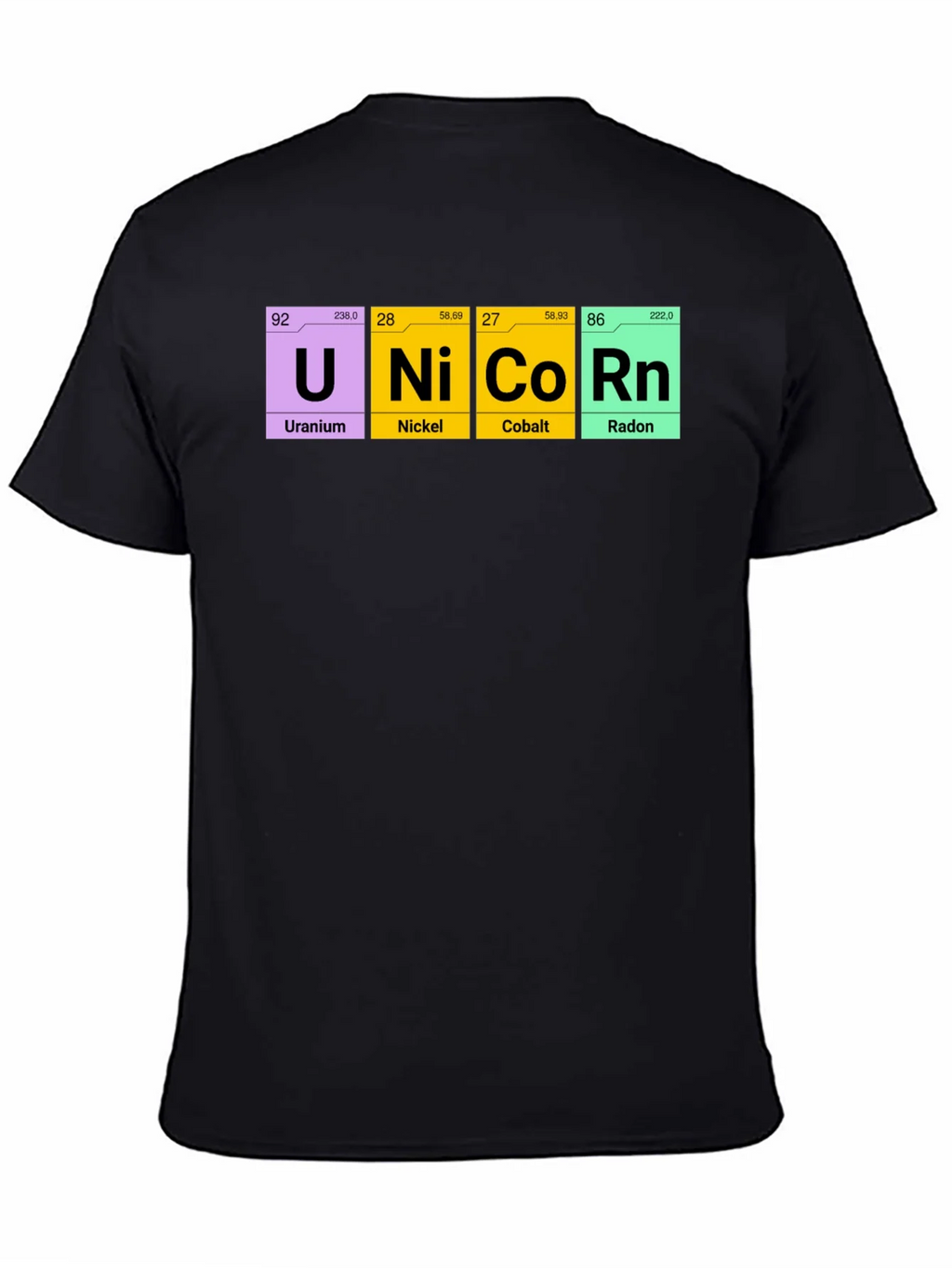 Unicorn Periodic Table Elements T-Shirt product image 4