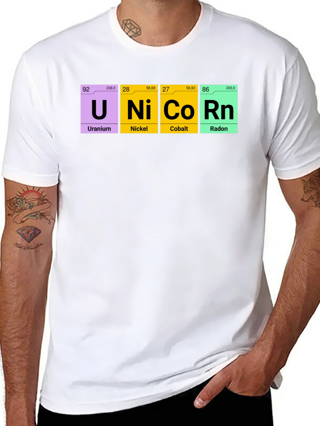 Unicorn Periodic Table Elements T-Shirt product image 7