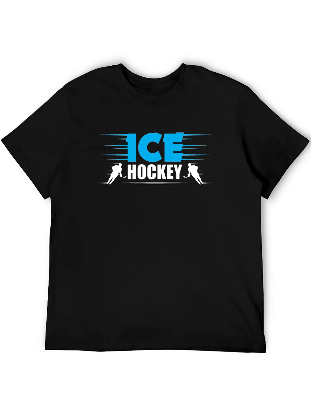 Ice Hockey Black T-Shirt product image 4