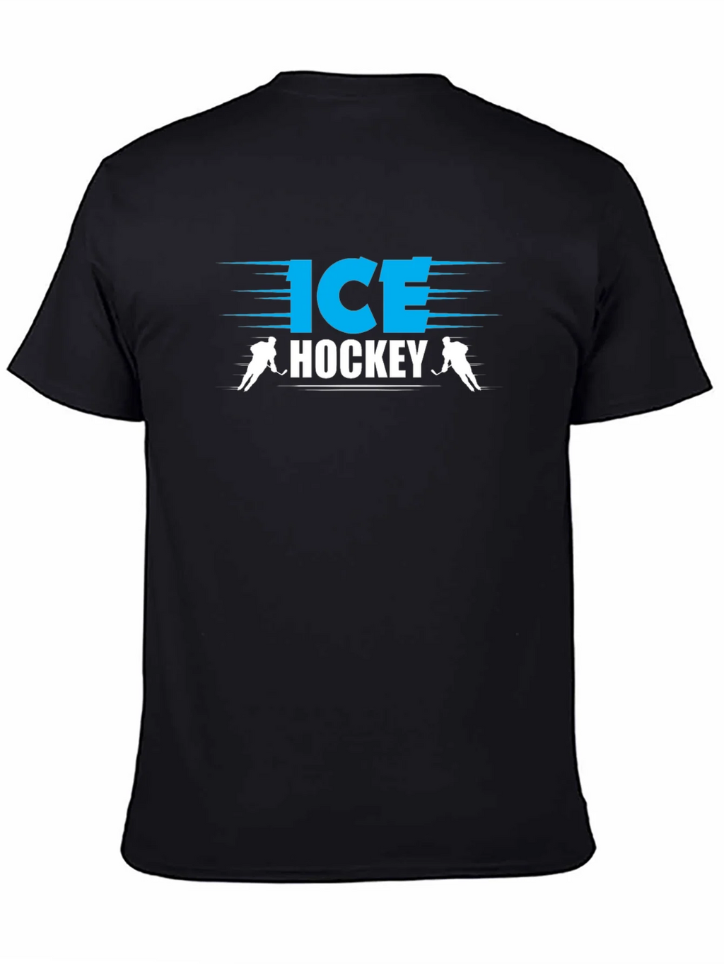 Ice Hockey Black T-Shirt product image 3