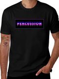 Percussion Graphic Black T-Shirt product image 1