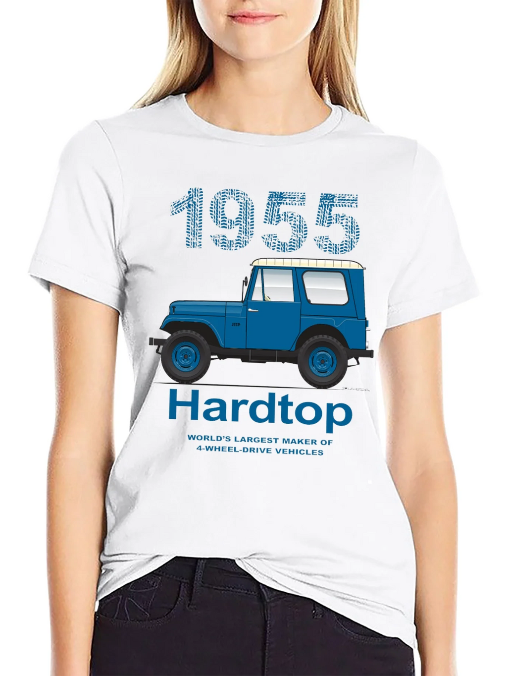 1955 Hardtop T-Shirt: Classic Jeep Design product image 8