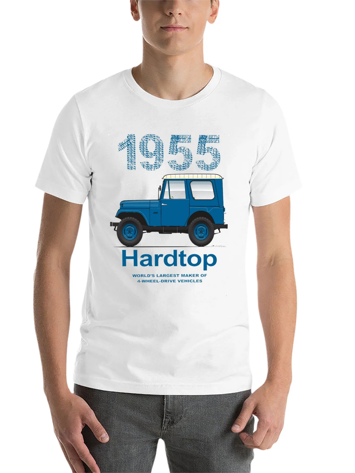 1955 Hardtop T-Shirt: Classic Jeep Design product image 10
