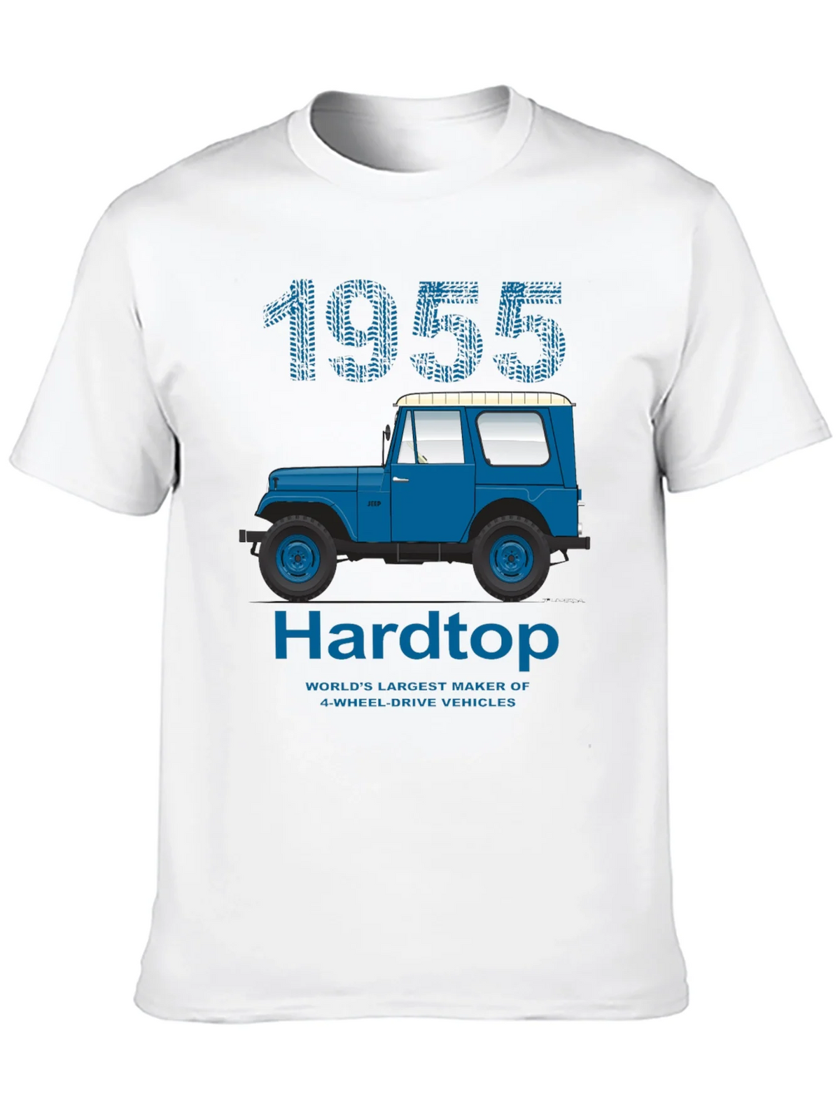 1955 Hardtop T-Shirt: Classic Jeep Design product image 9