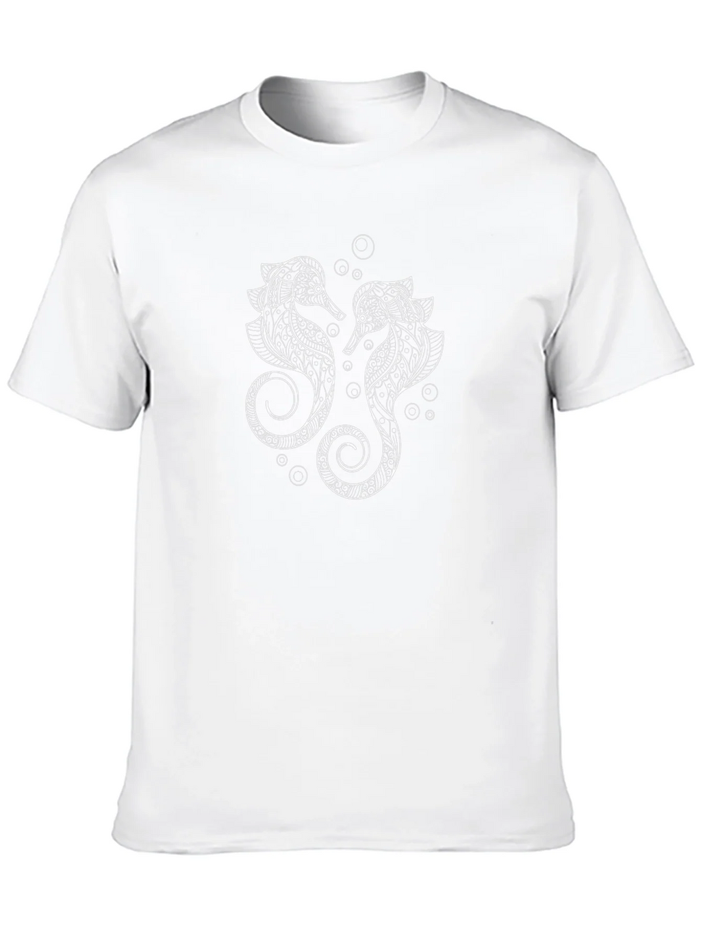 Seahorse Graphic Black T-Shirt - Sea Life Tee product image 9