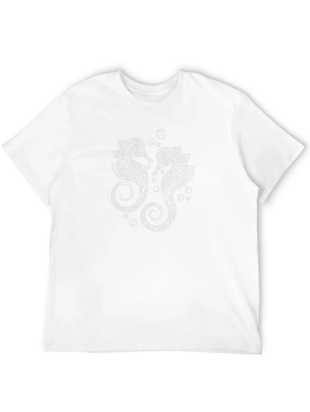 Seahorse Graphic Black T-Shirt - Sea Life Tee product image 11