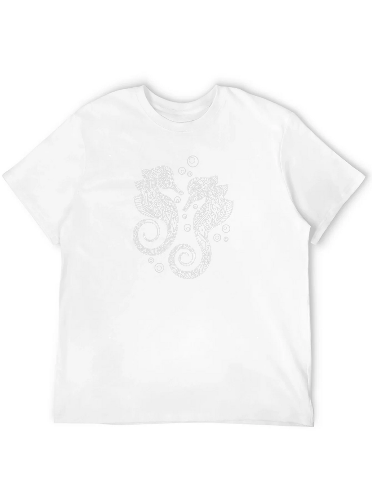 Seahorse Graphic Black T-Shirt - Sea Life Tee product image 11