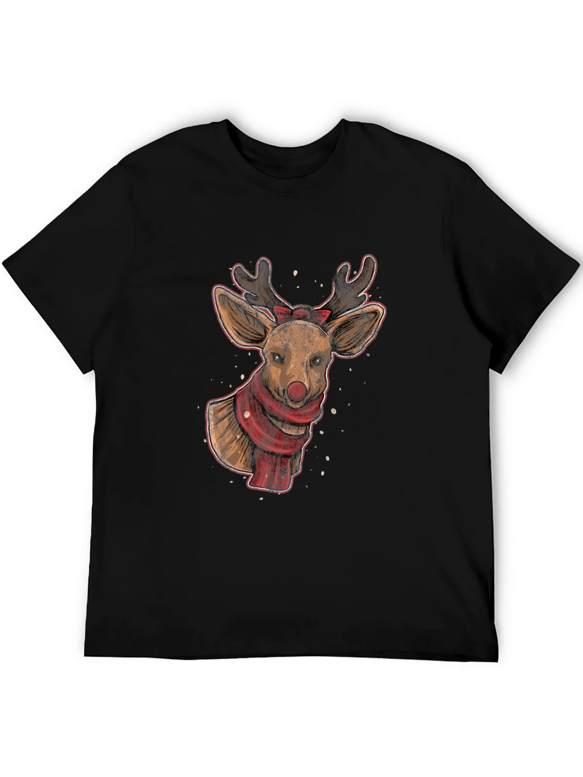 Reindeer Graphic Tee - Holiday Festive Style product image 5