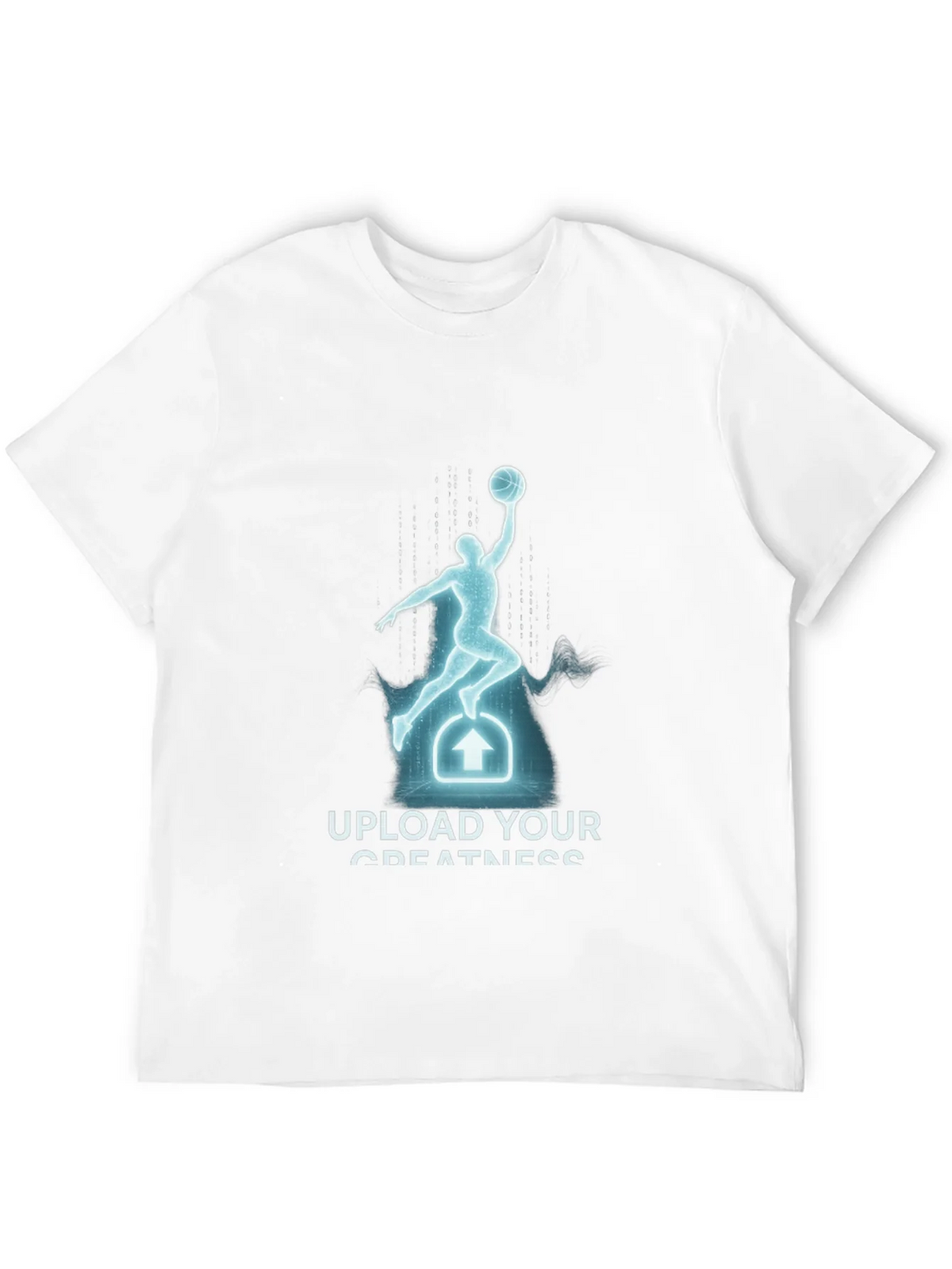 Upload Your Greatness Black Graphic Tee product image 7