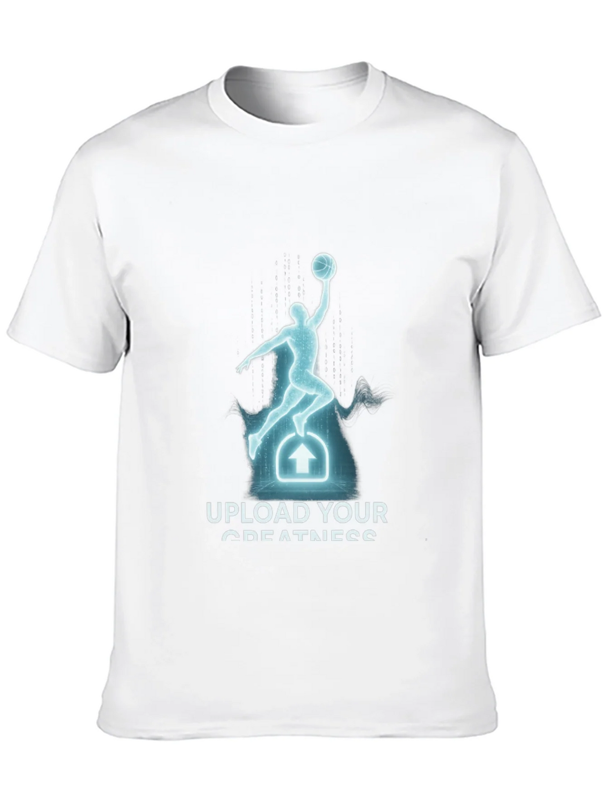 Upload Your Greatness Black Graphic Tee product image 6