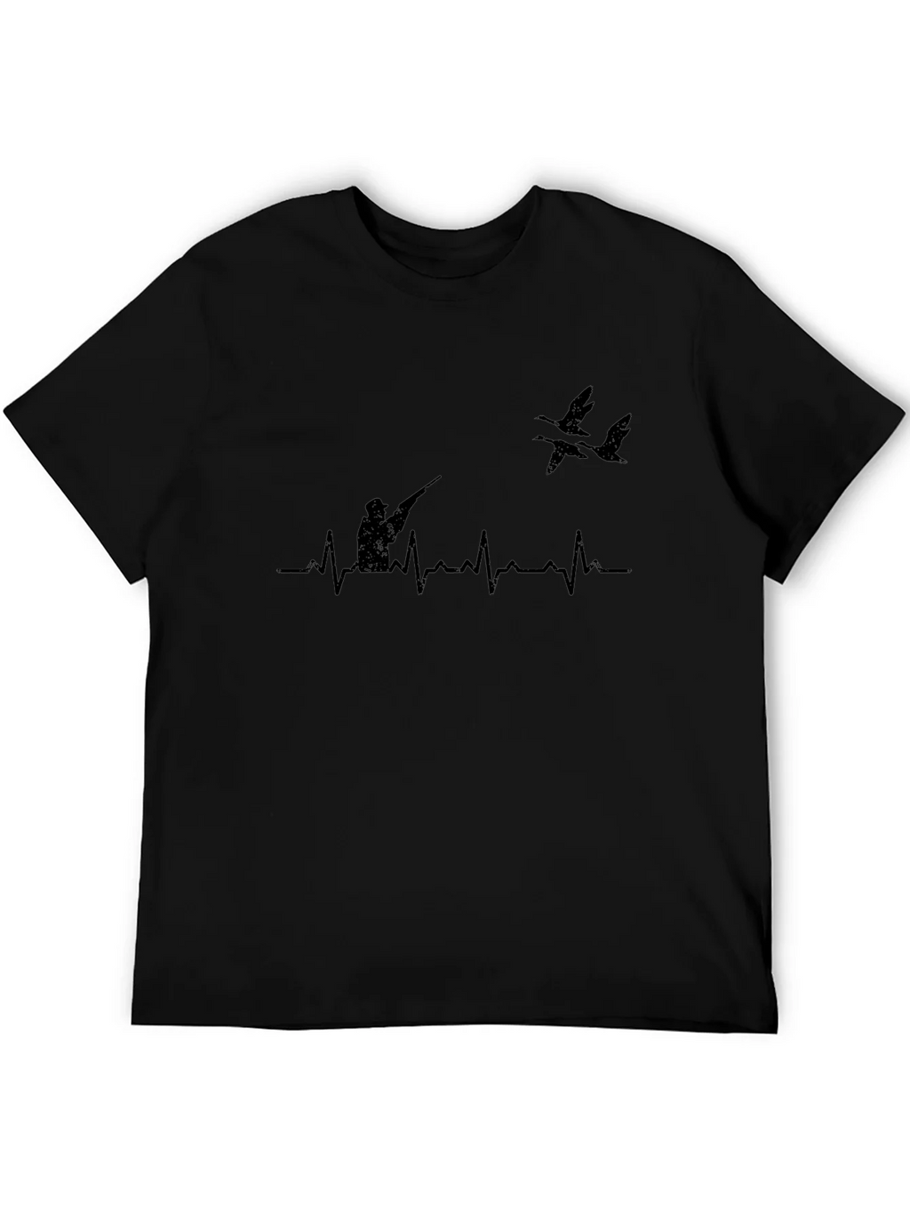 Hunters Heartbeat Graphic Tee - Black product image 5