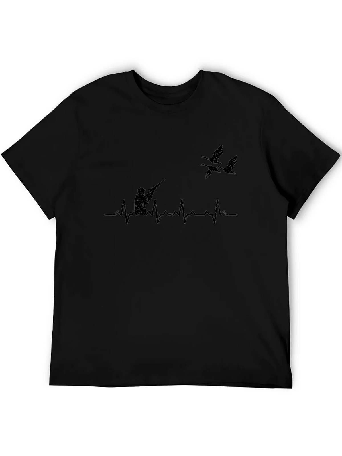 Hunters Heartbeat Graphic Tee - Black product image 5