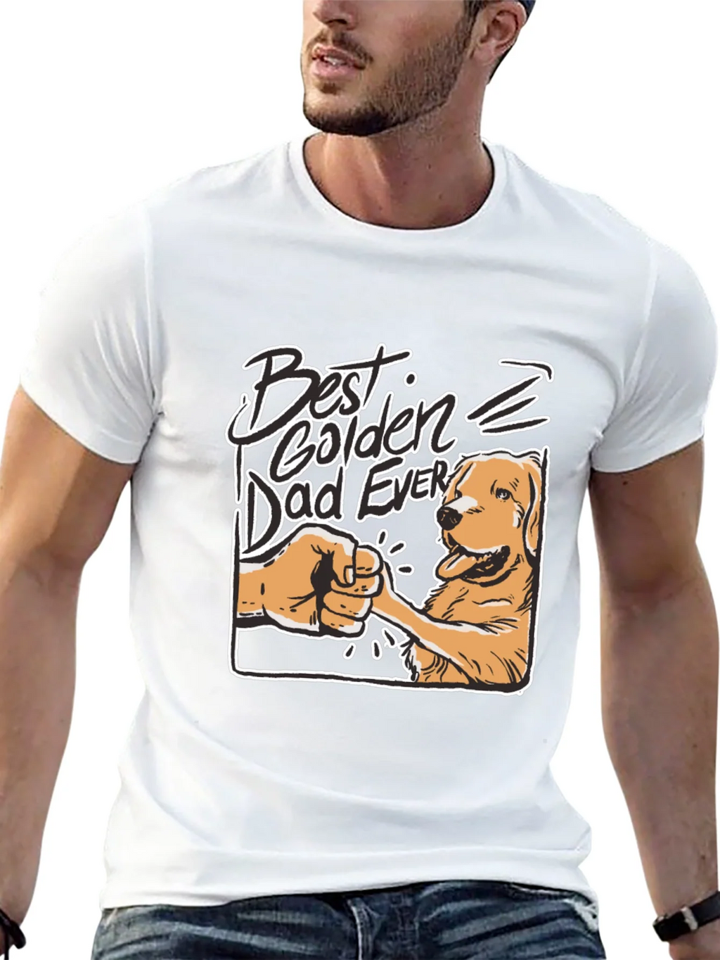 Best Golden Dad Ever T-Shirt product image 11