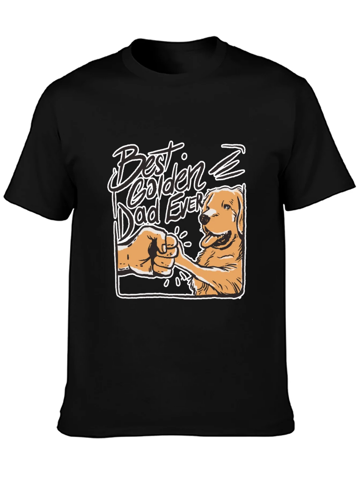 Best Golden Dad Ever T-Shirt product image 3
