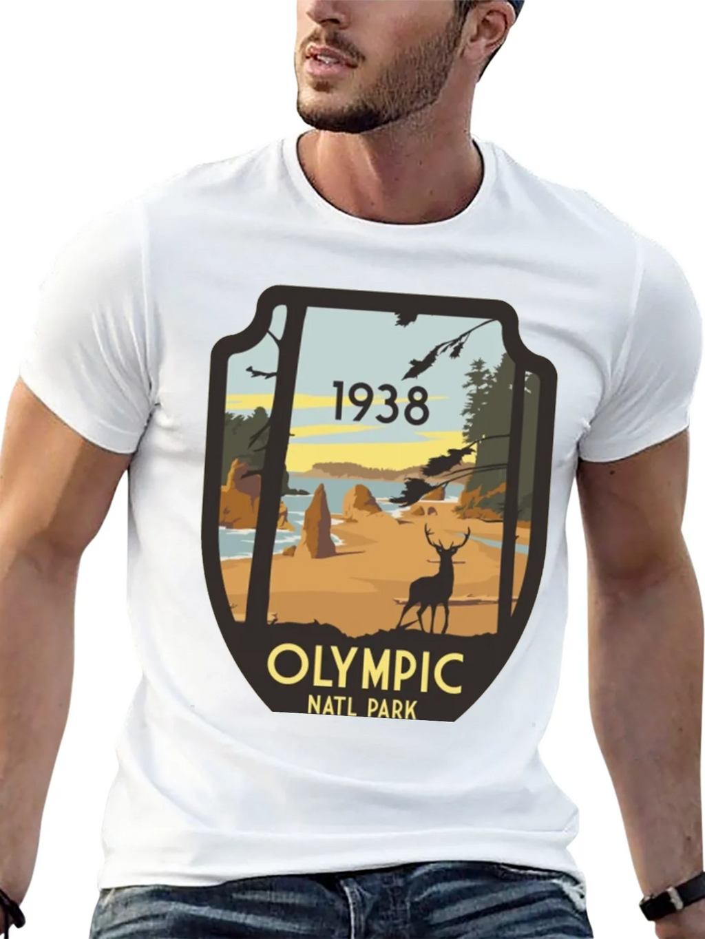 Olympic National Park 1938 Graphic Tee product image 10