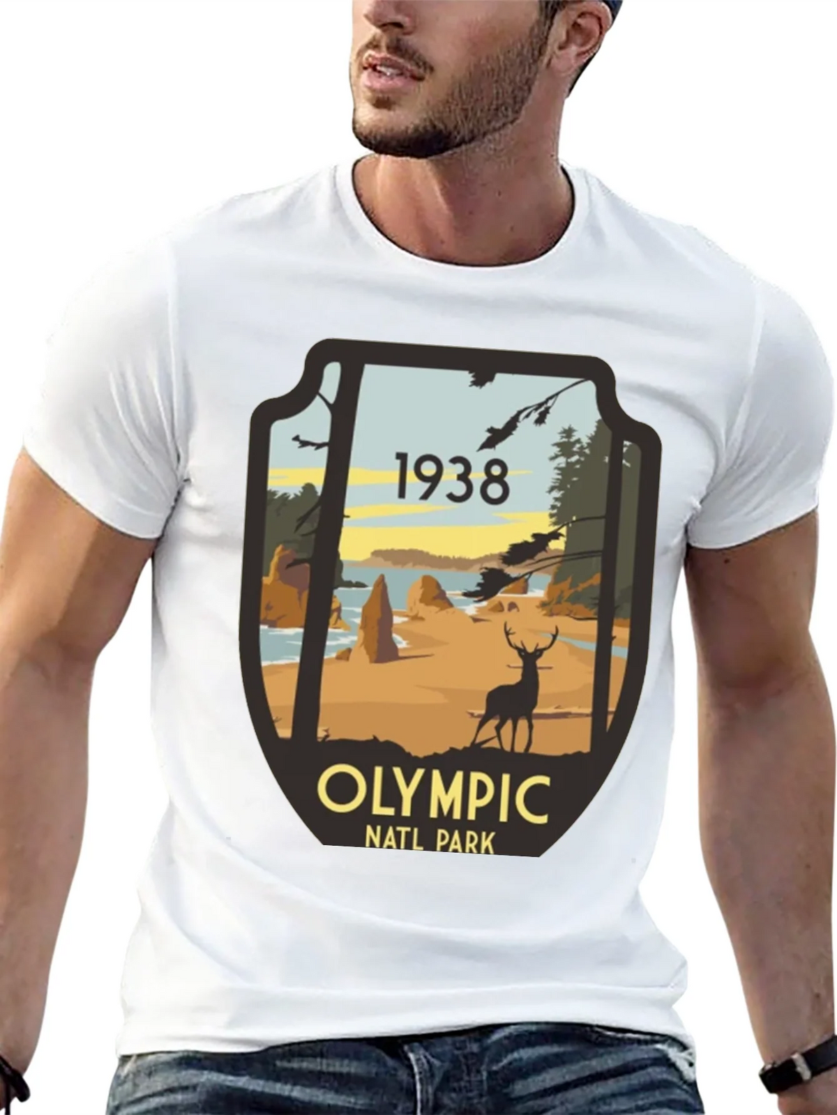 Olympic National Park 1938 Graphic Tee product image 10