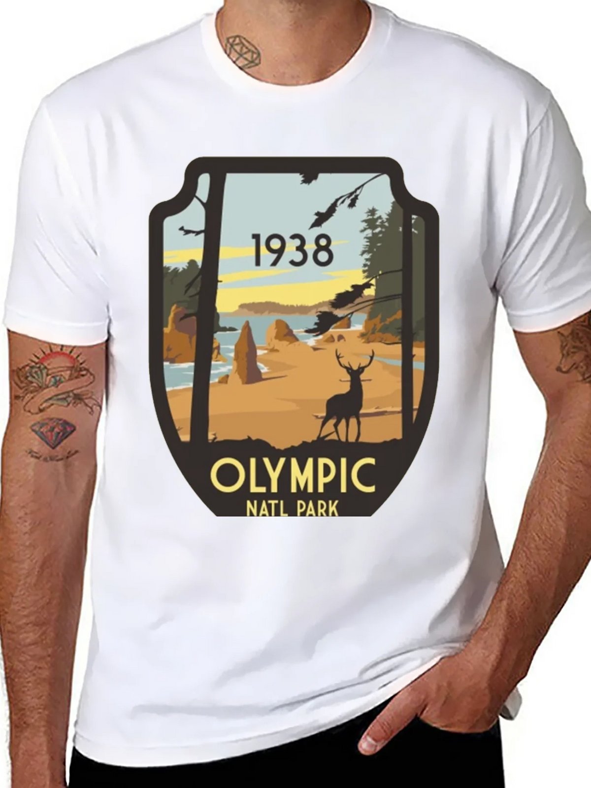 Olympic National Park 1938 Graphic Tee product image 5