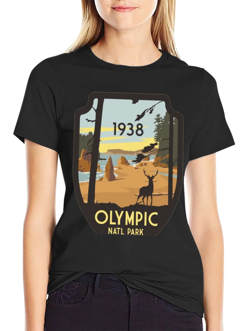 Olympic National Park 1938 Graphic Tee product image 2
