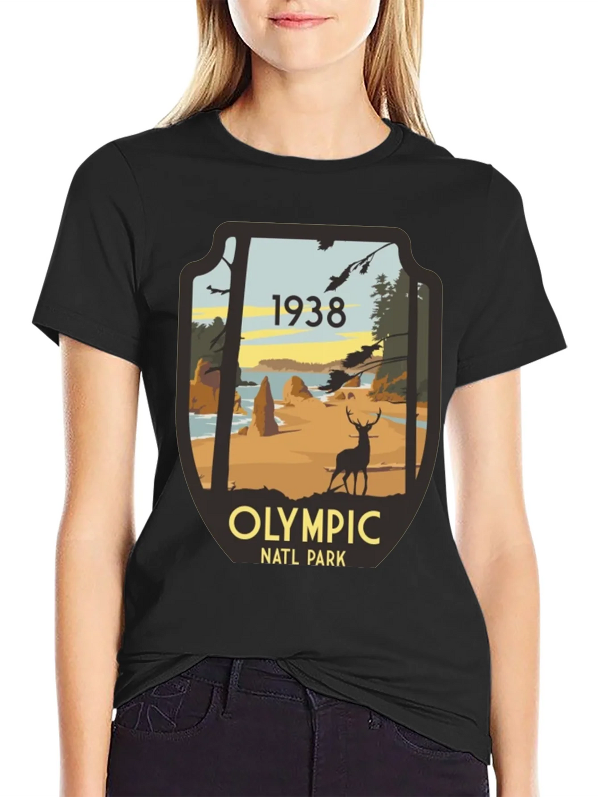 Olympic National Park 1938 Graphic Tee product image 2
