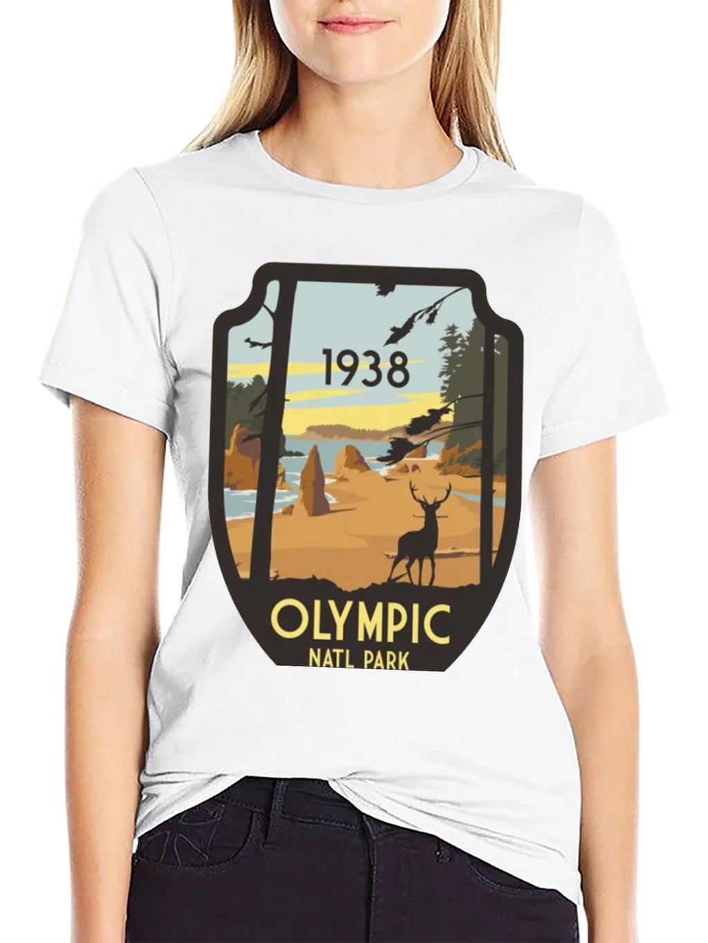 Olympic National Park 1938 Graphic Tee product image 6