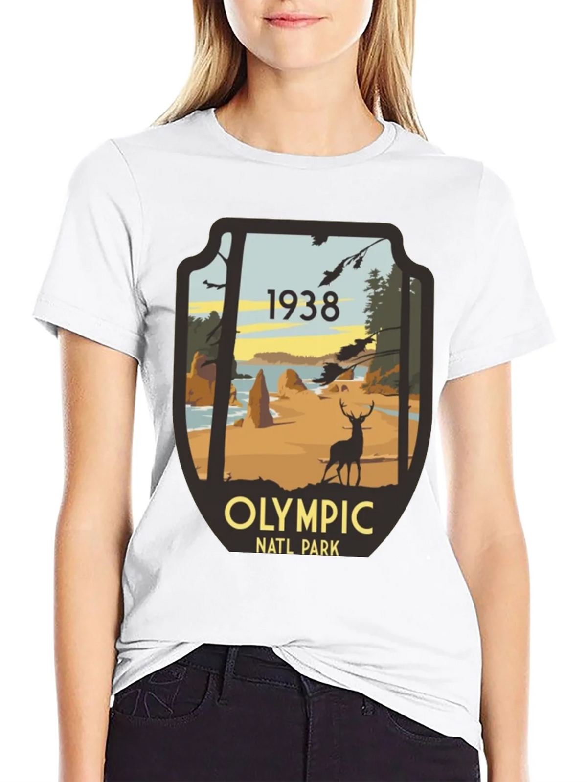 Olympic National Park 1938 Graphic Tee product image 6
