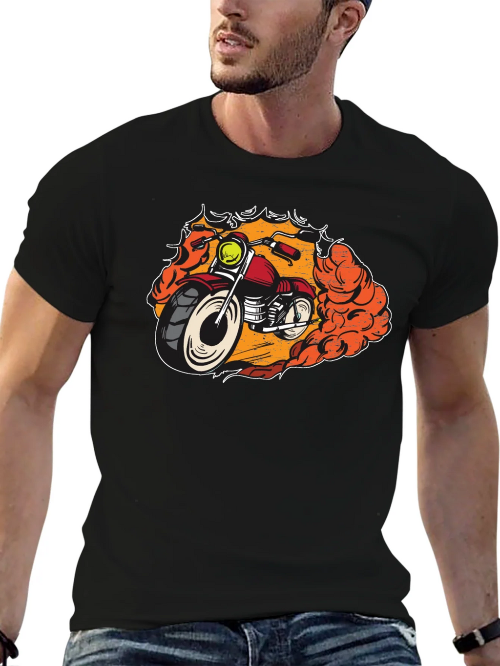 Motorcycle Graphic Tee - Ride in Style product image 6