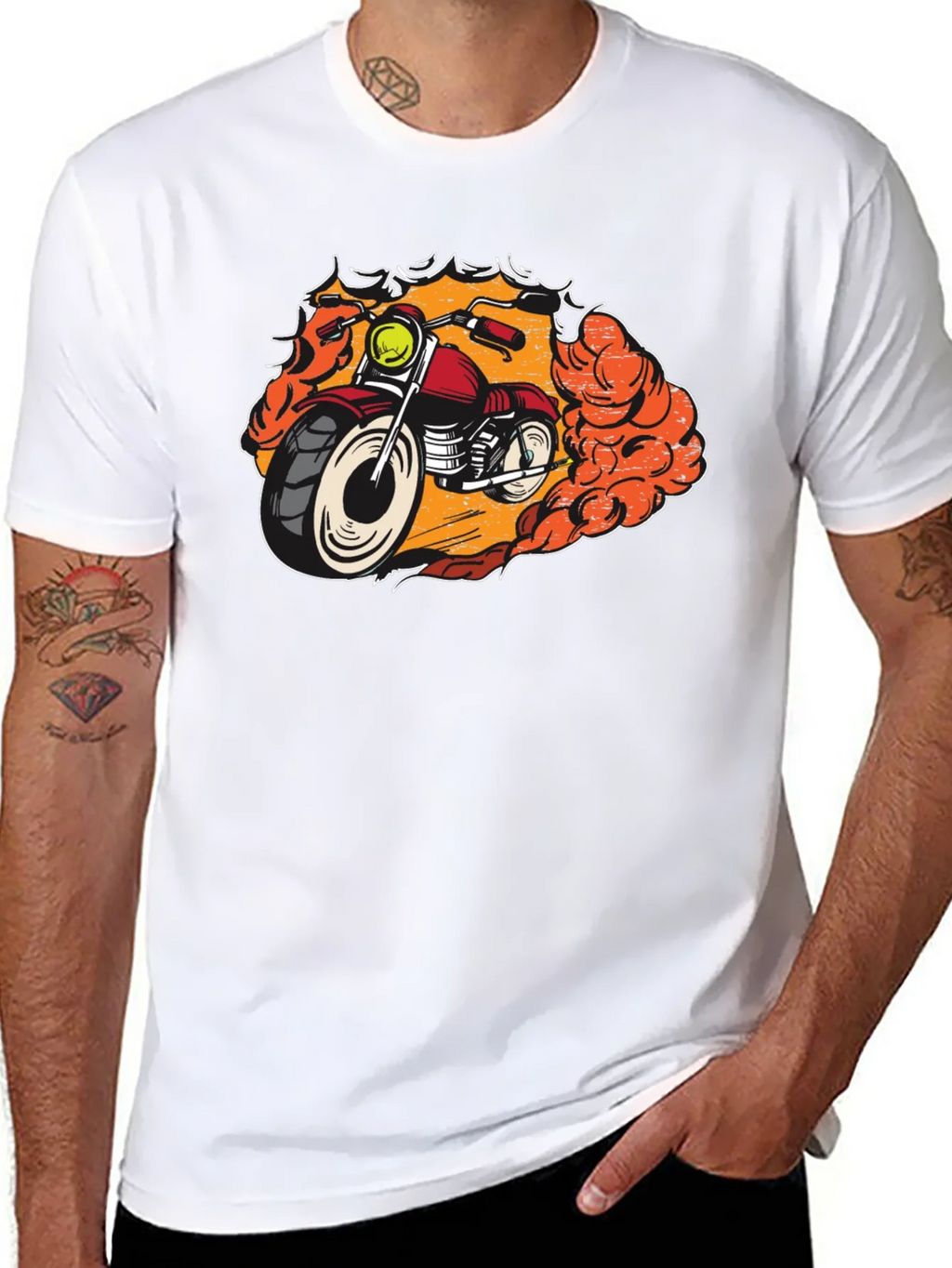 Motorcycle Graphic Tee - Ride in Style product image 7