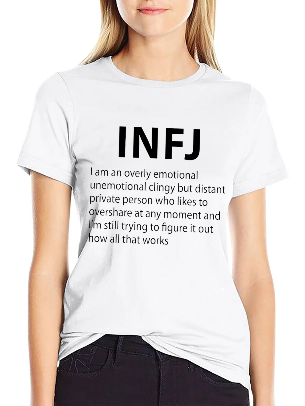 INFJ Personality Black T-Shirt product image 7