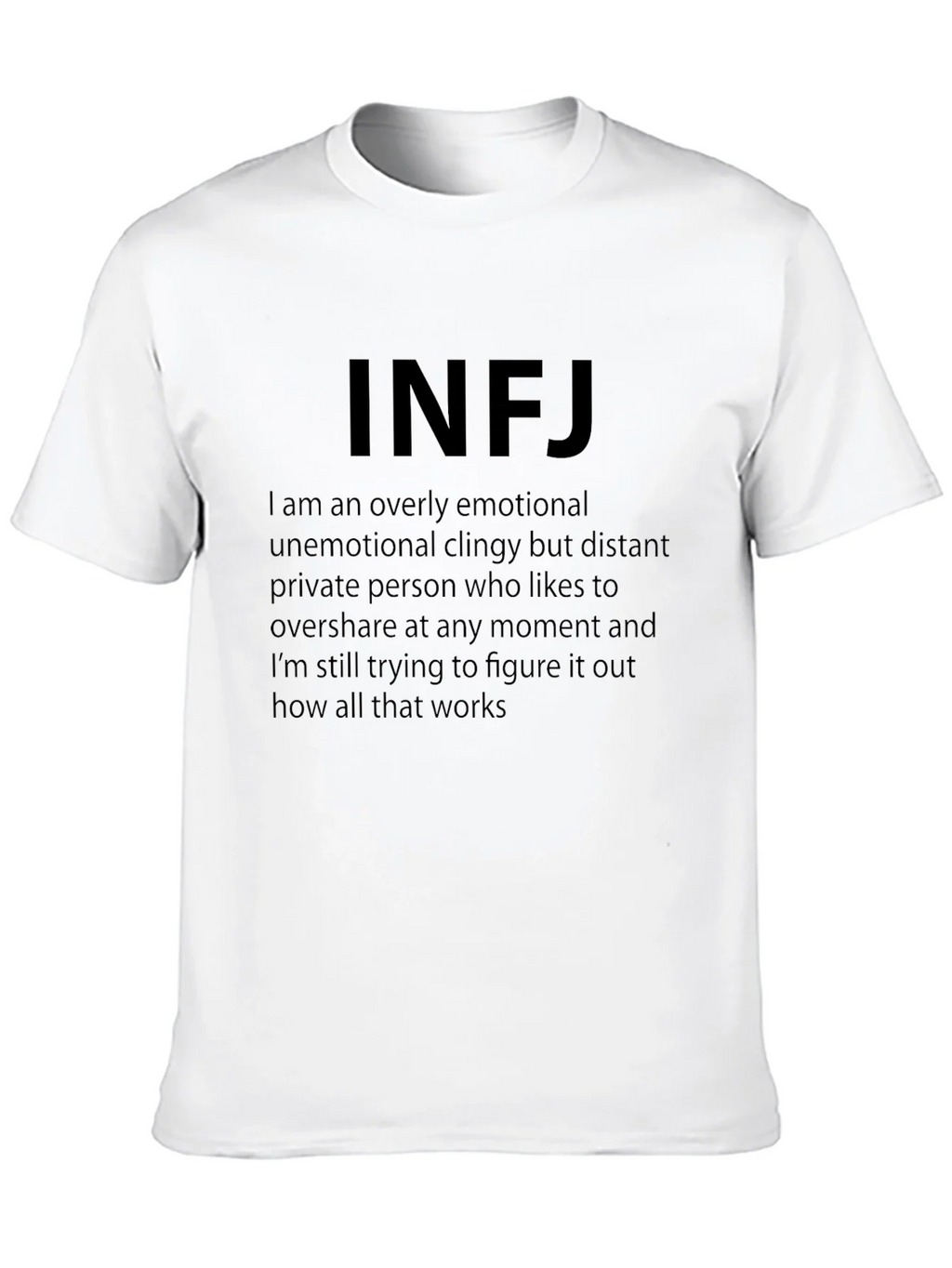 INFJ Personality Black T-Shirt product image 8