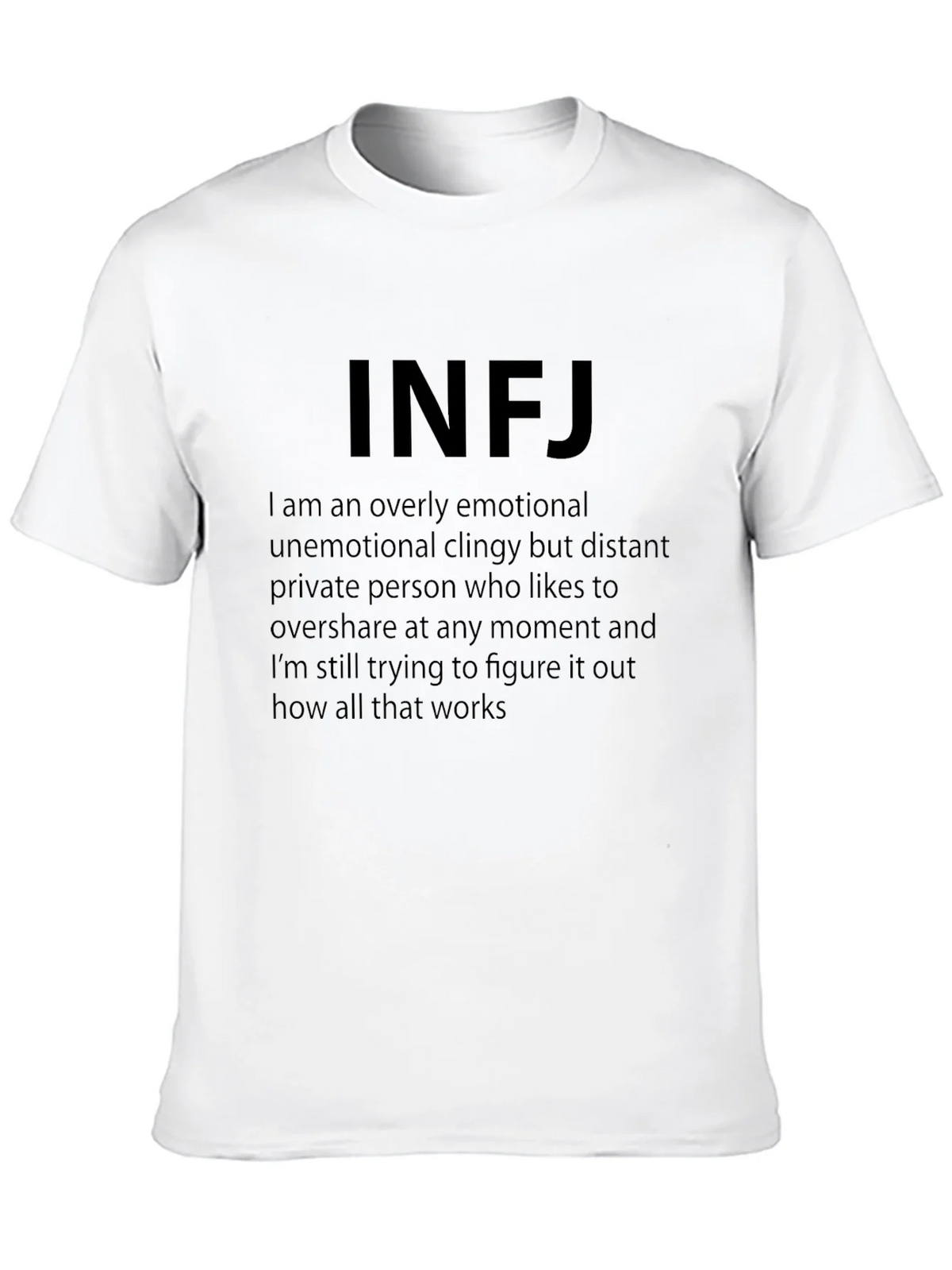 INFJ Personality Black T-Shirt product image 8