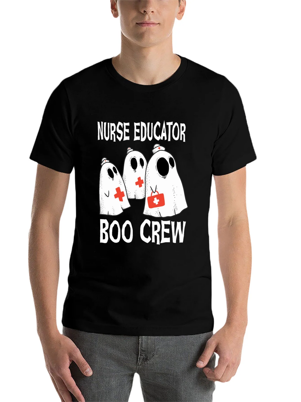 Nurse Educator Boo Crew Halloween T-Shirt product image 4