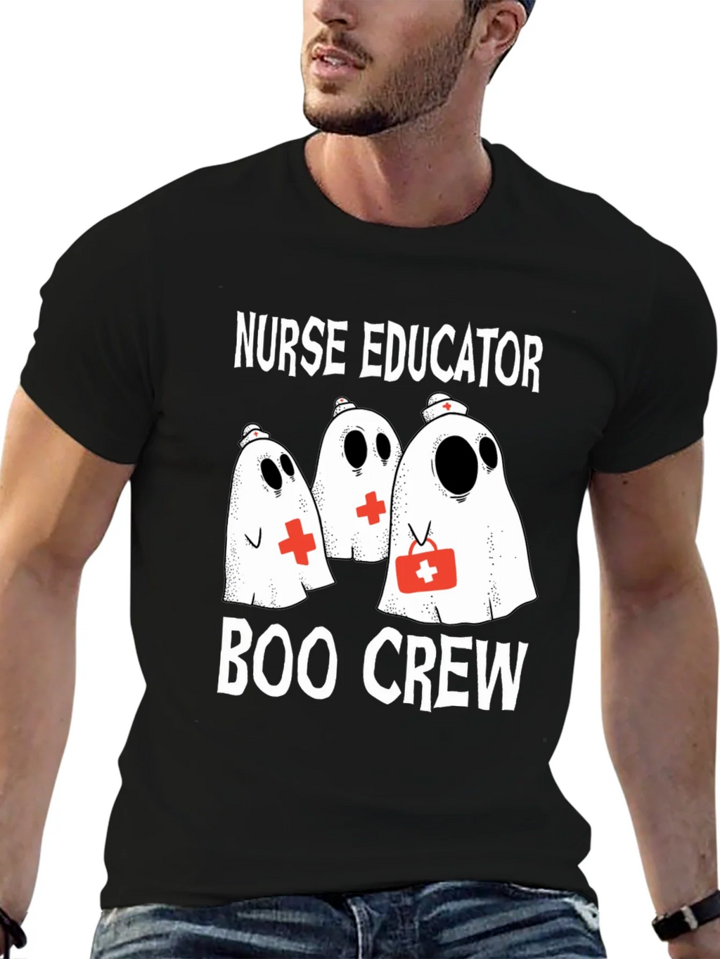 Nurse Educator Boo Crew Halloween T-Shirt product image 6