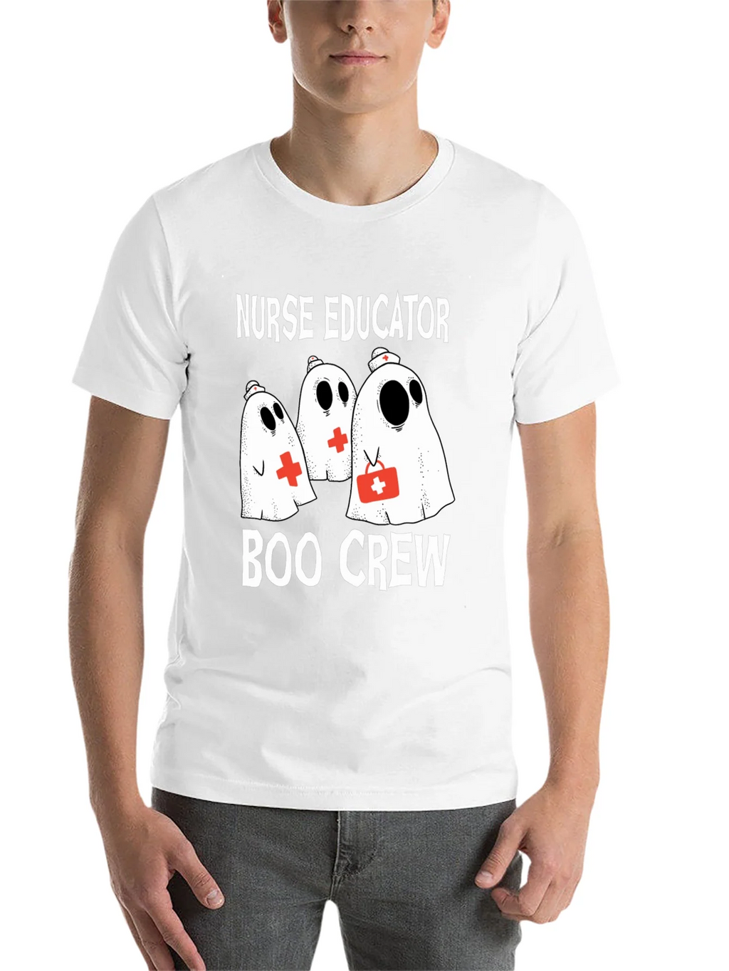 Nurse Educator Boo Crew Halloween T-Shirt product image 10