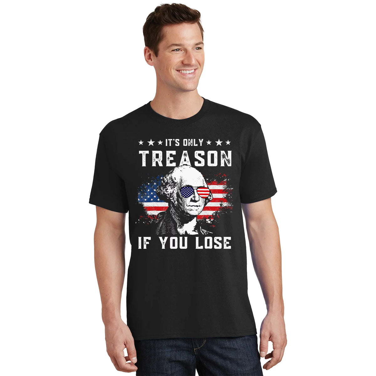 George Washington Its Only Treason If You Lose 4th Of July product image 1