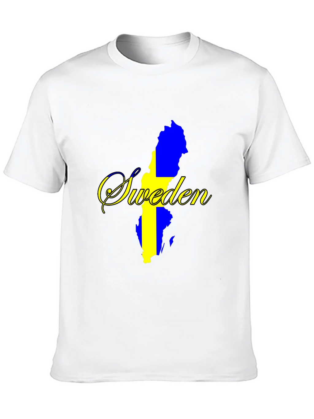 Sweden Map T-Shirt - National Pride Black Tee product image 9