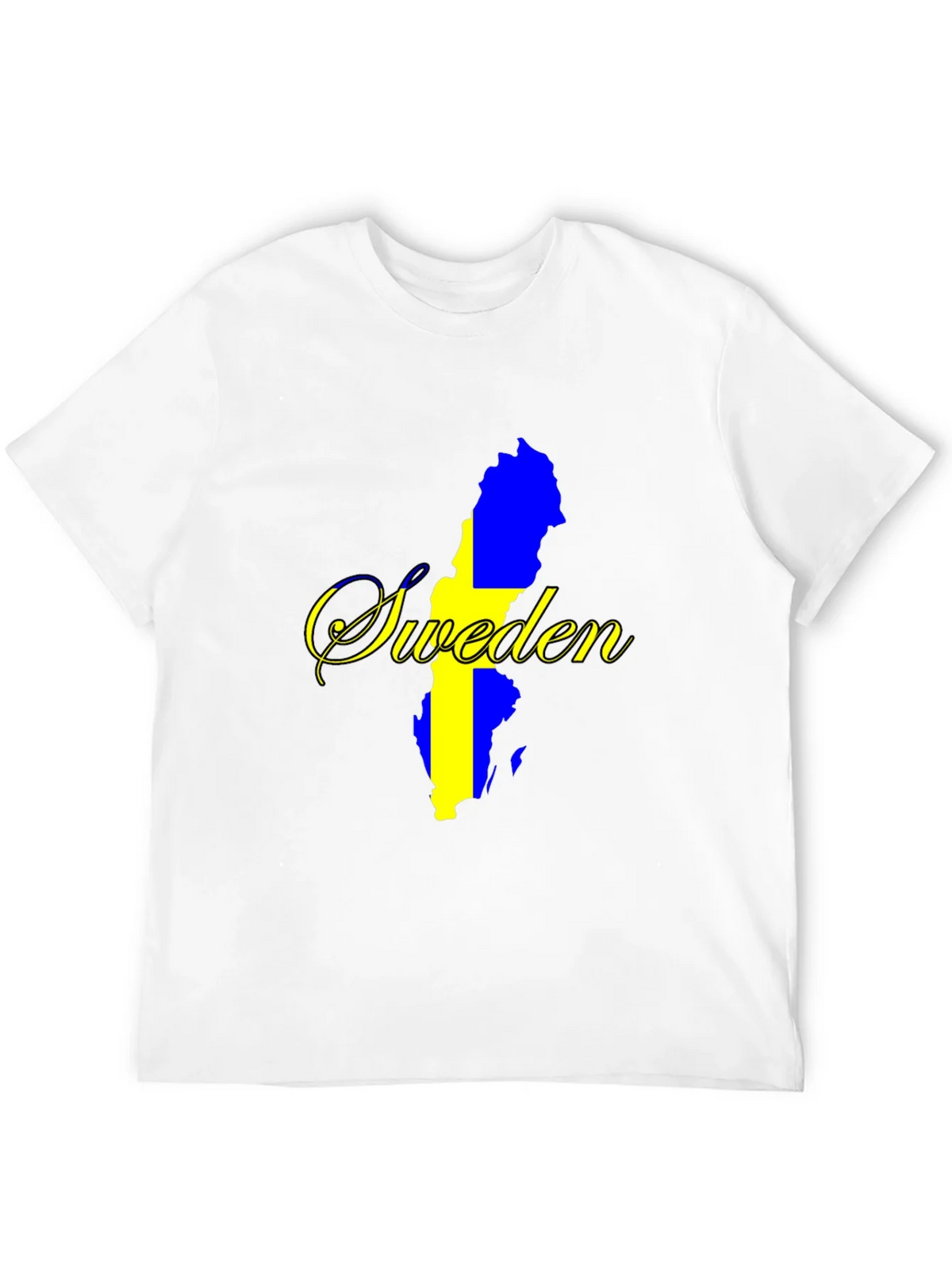 Sweden Map T-Shirt - National Pride Black Tee product image 11