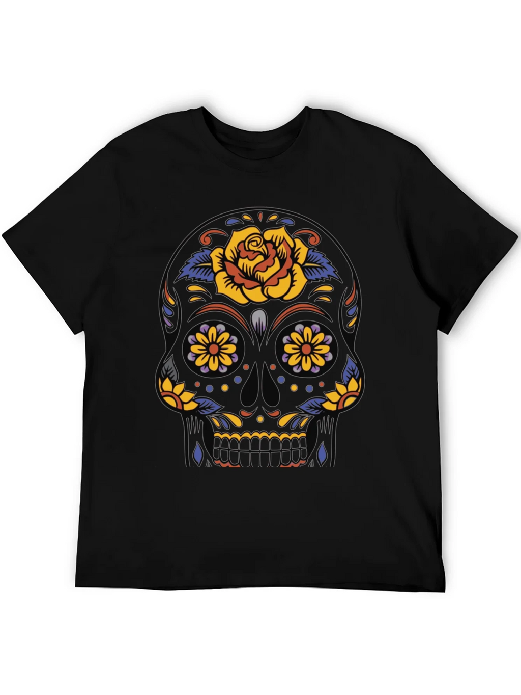 Sugar Skull Graphic Tee - Day of the Dead product image 5