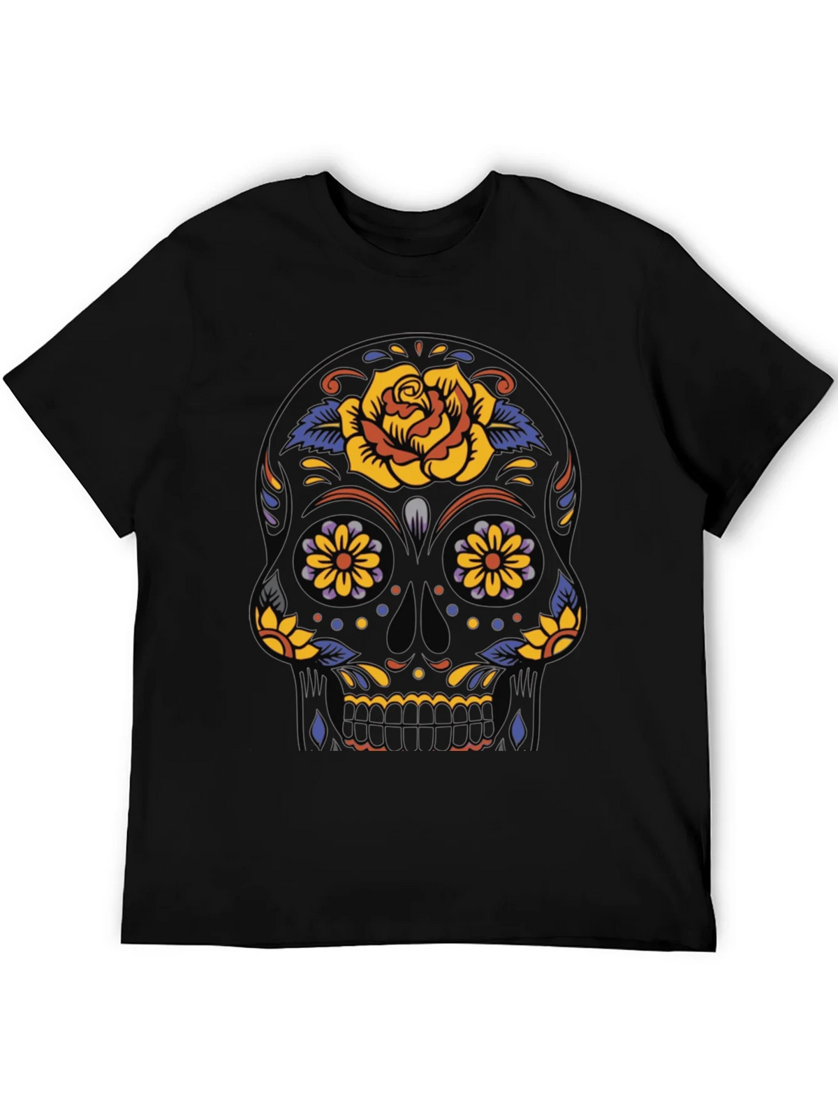 Sugar Skull Graphic Tee - Day of the Dead product image 5