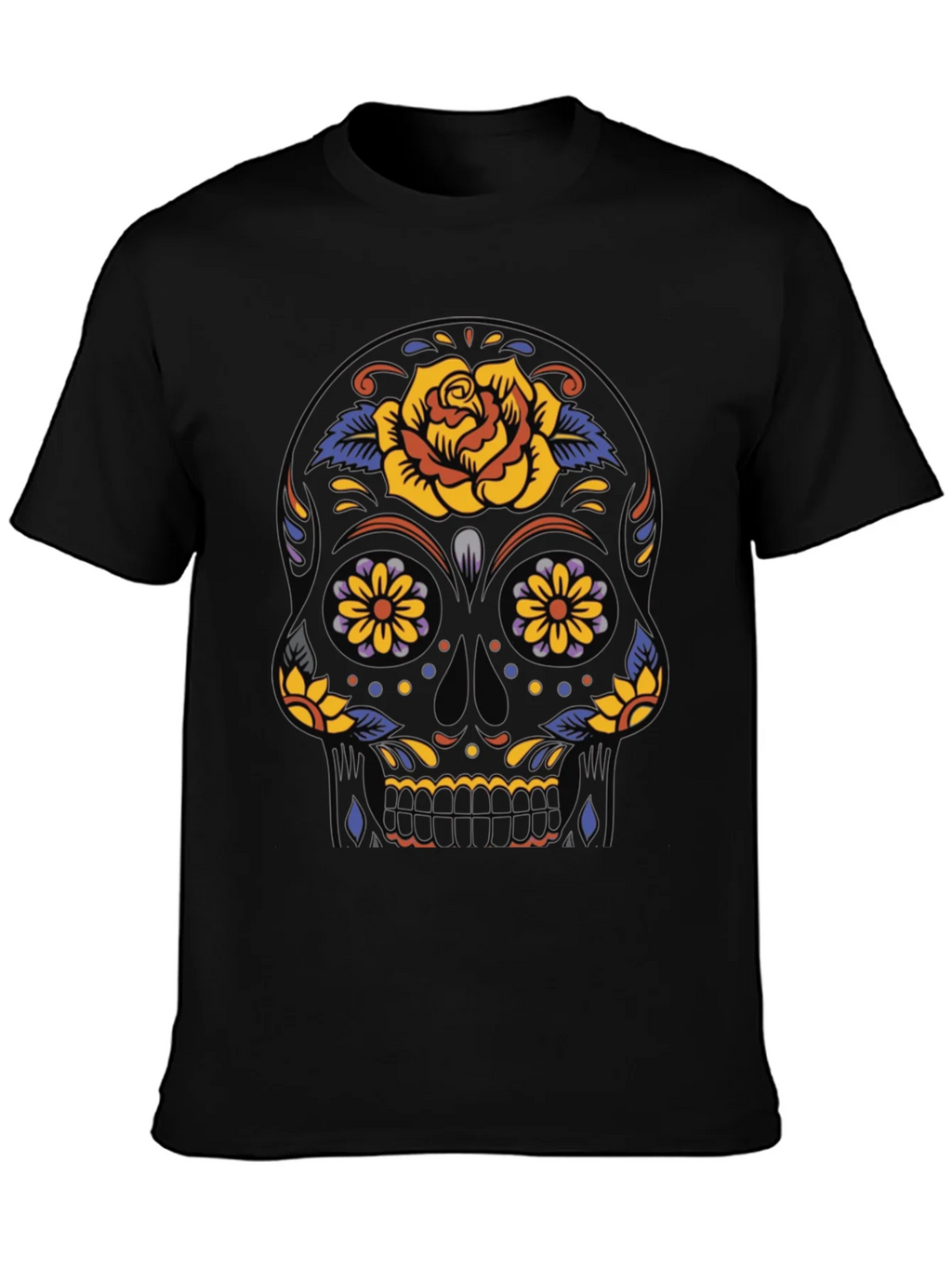 Sugar Skull Graphic Tee - Day of the Dead product image 3
