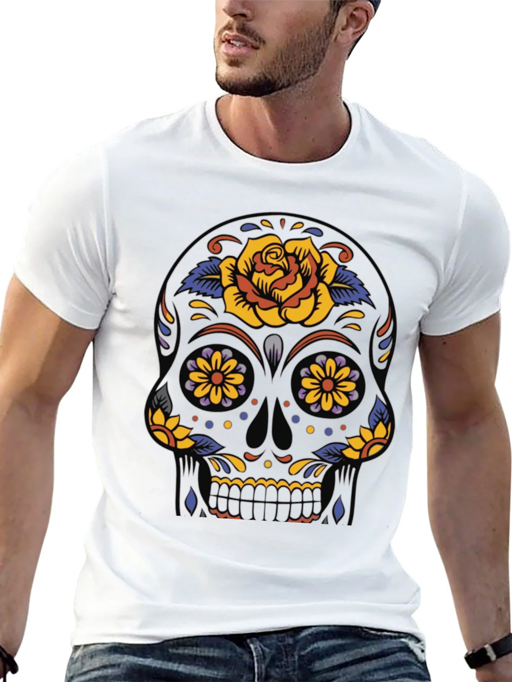 Sugar Skull Graphic Tee - Day of the Dead product image 12