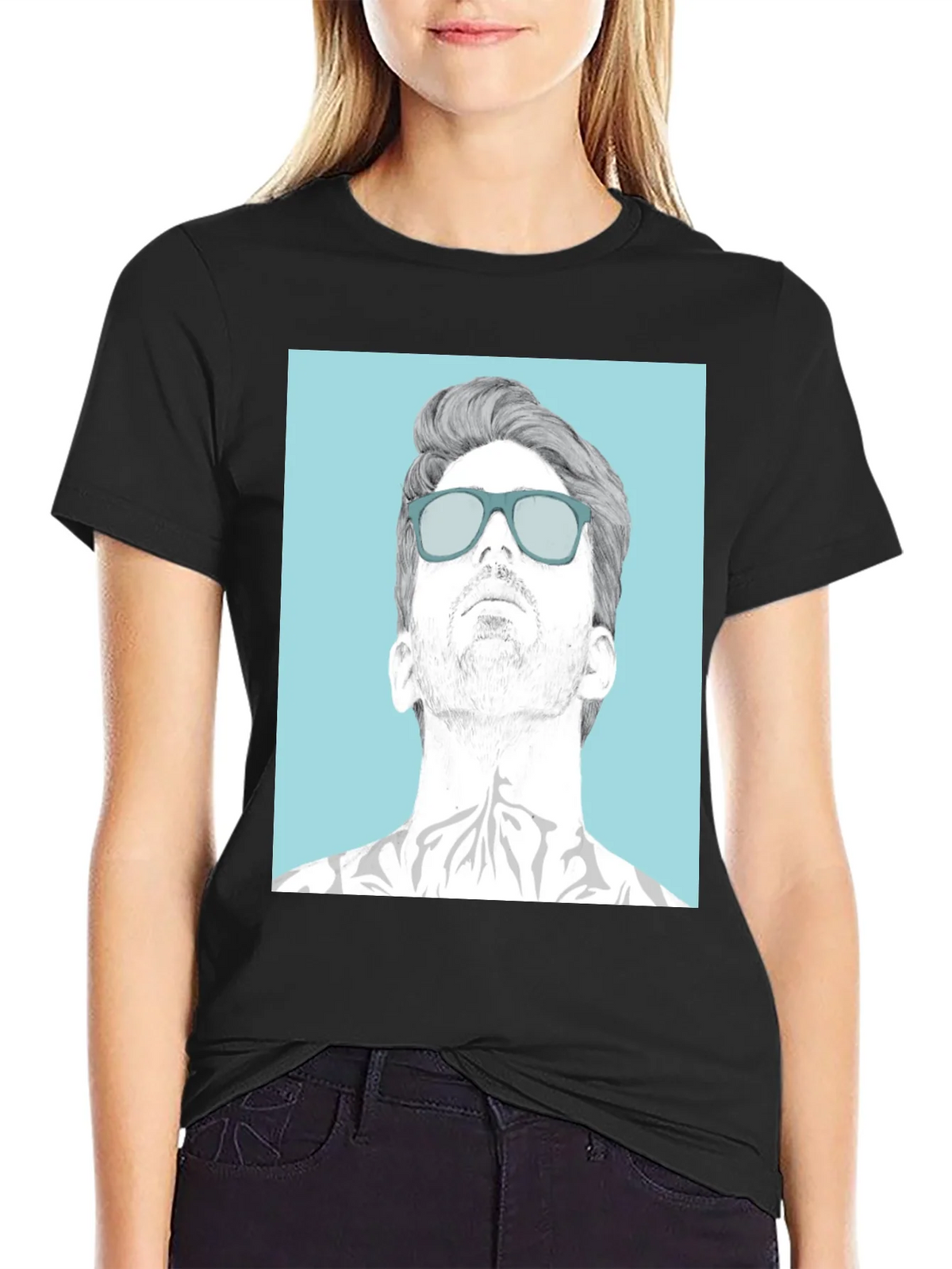 Cool Graphic Tee - Man with Sunglasses product image 2