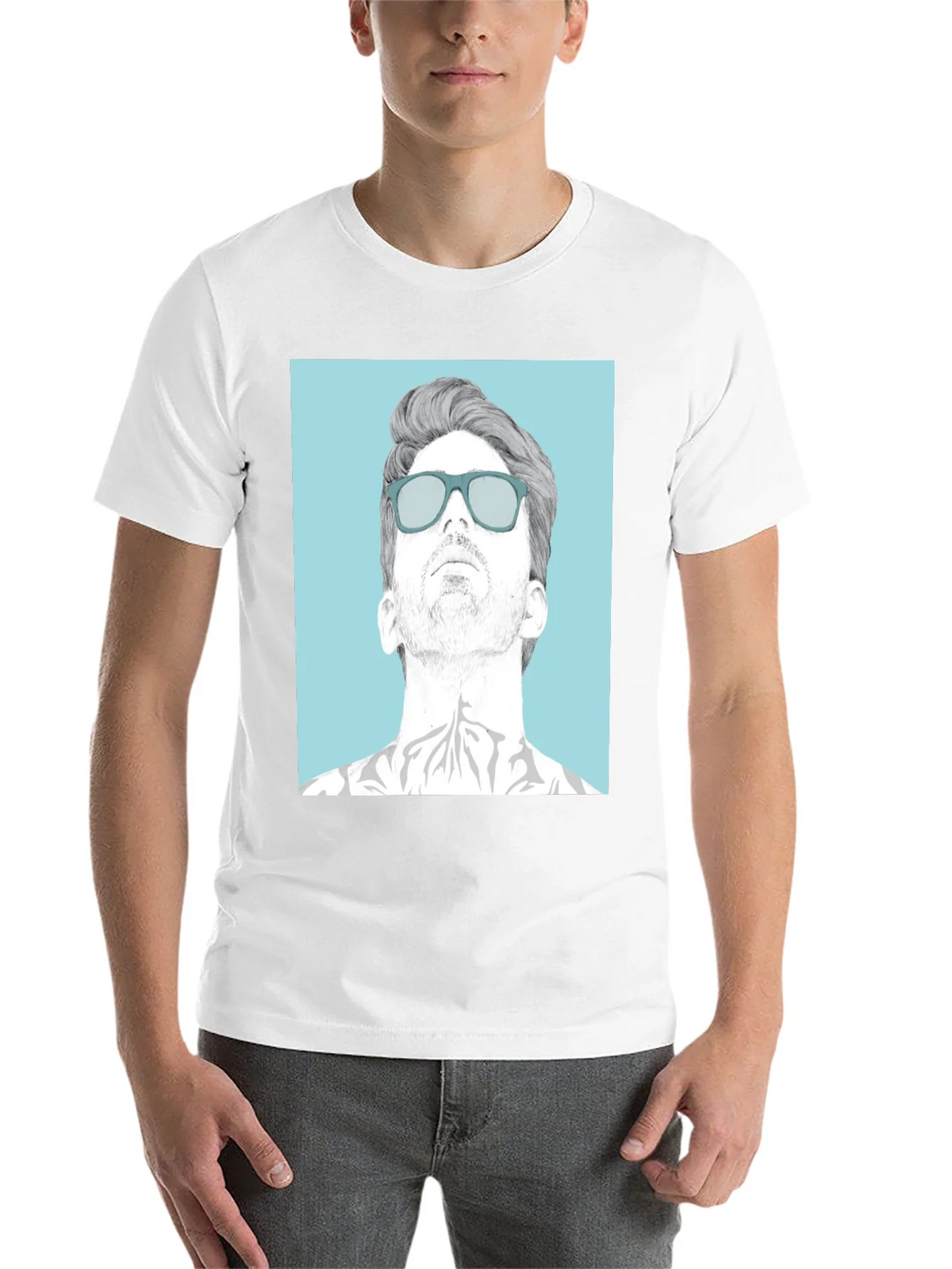 Cool Graphic Tee - Man with Sunglasses product image 10