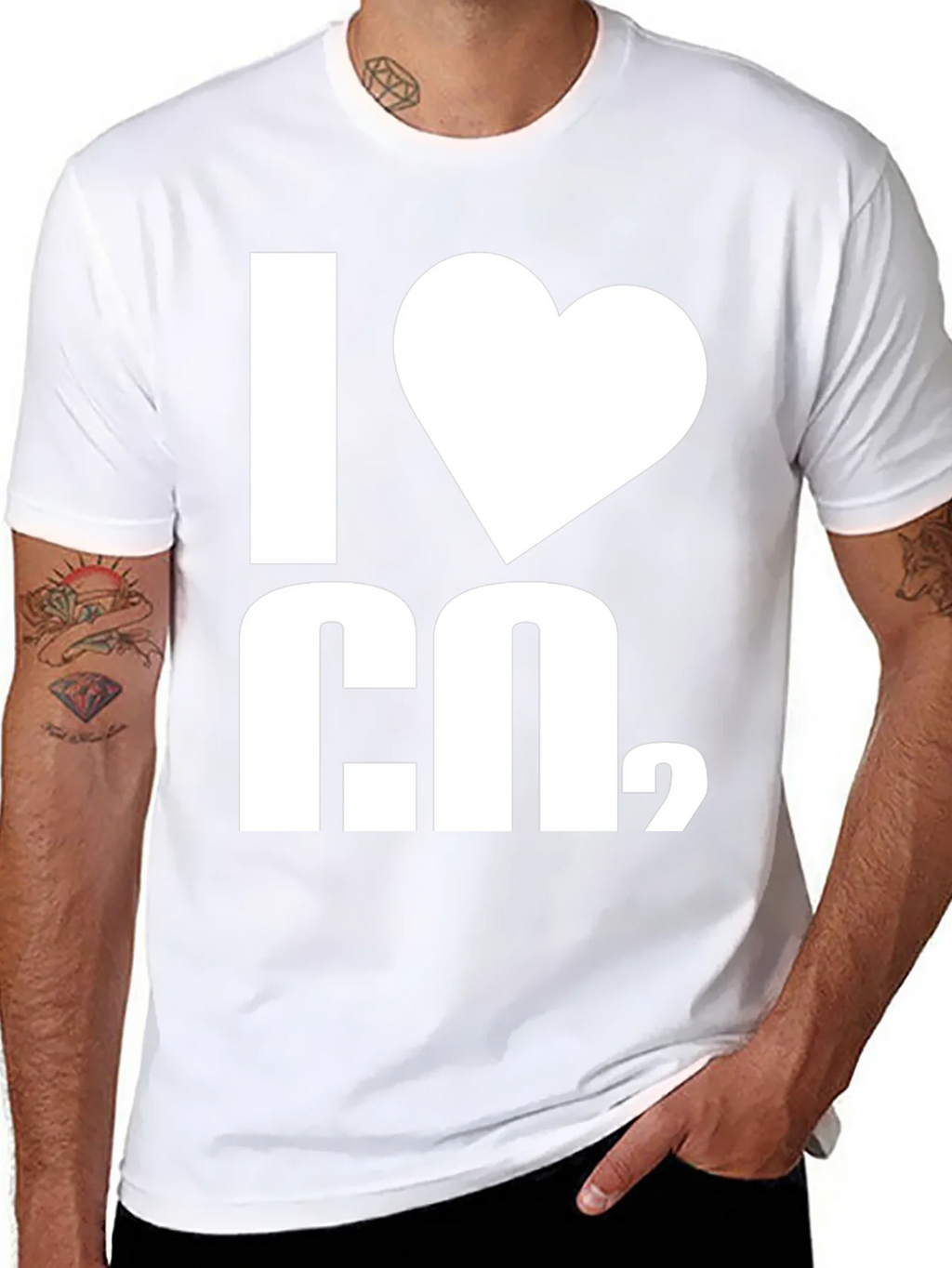 I Heart H2O T-Shirt - Black Cotton Blend Graphic Tee product image 7
