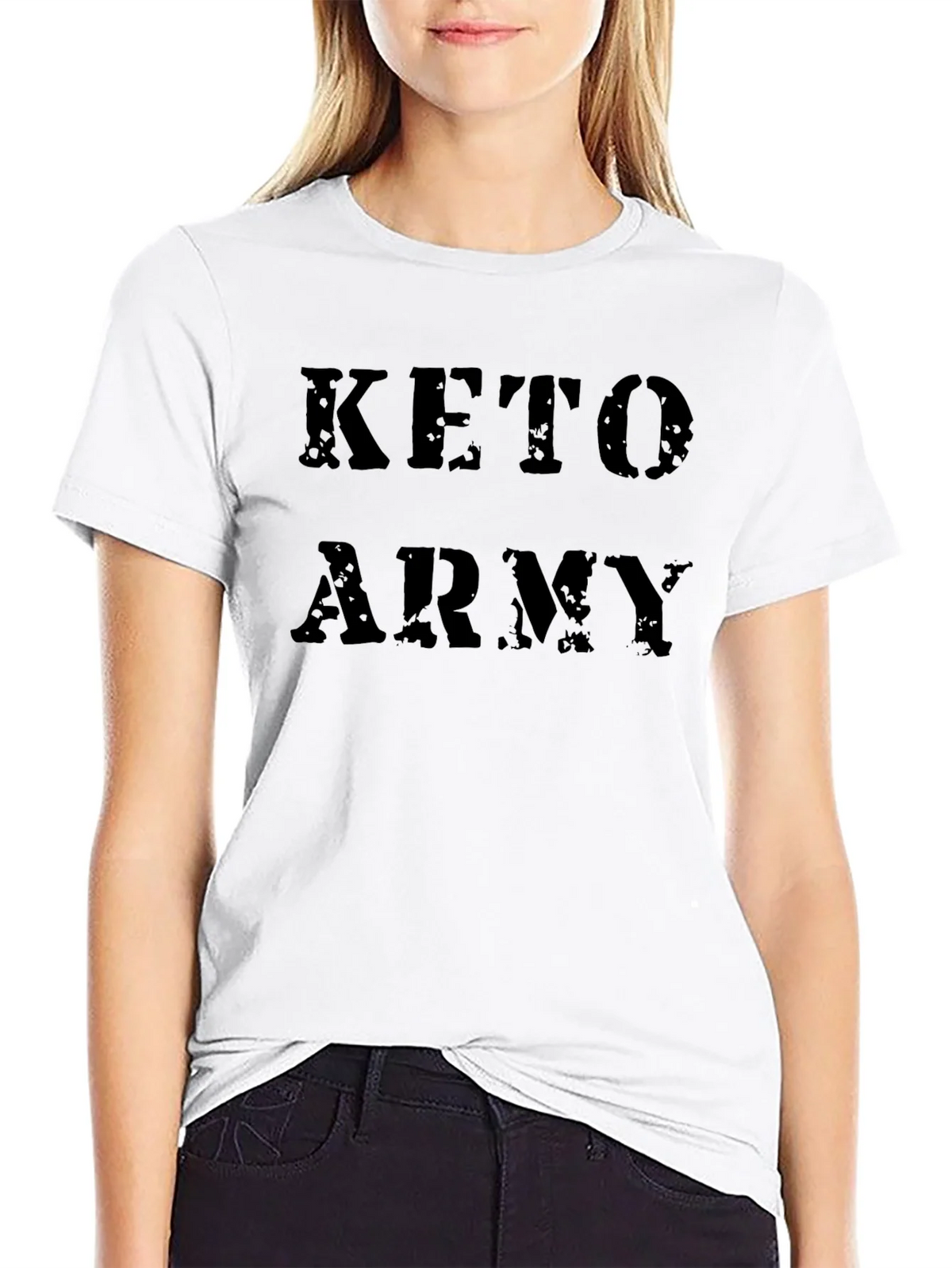 Keto Army Black T-Shirt product image 8