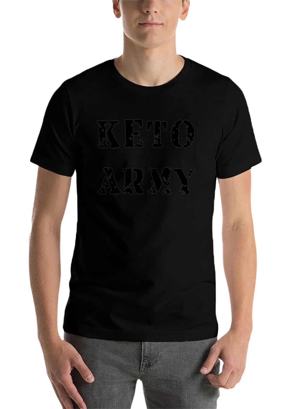 Keto Army Black T-Shirt product image 4