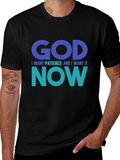 God I Want Patience Tee - Funny Graphic T-Shirt product image 1