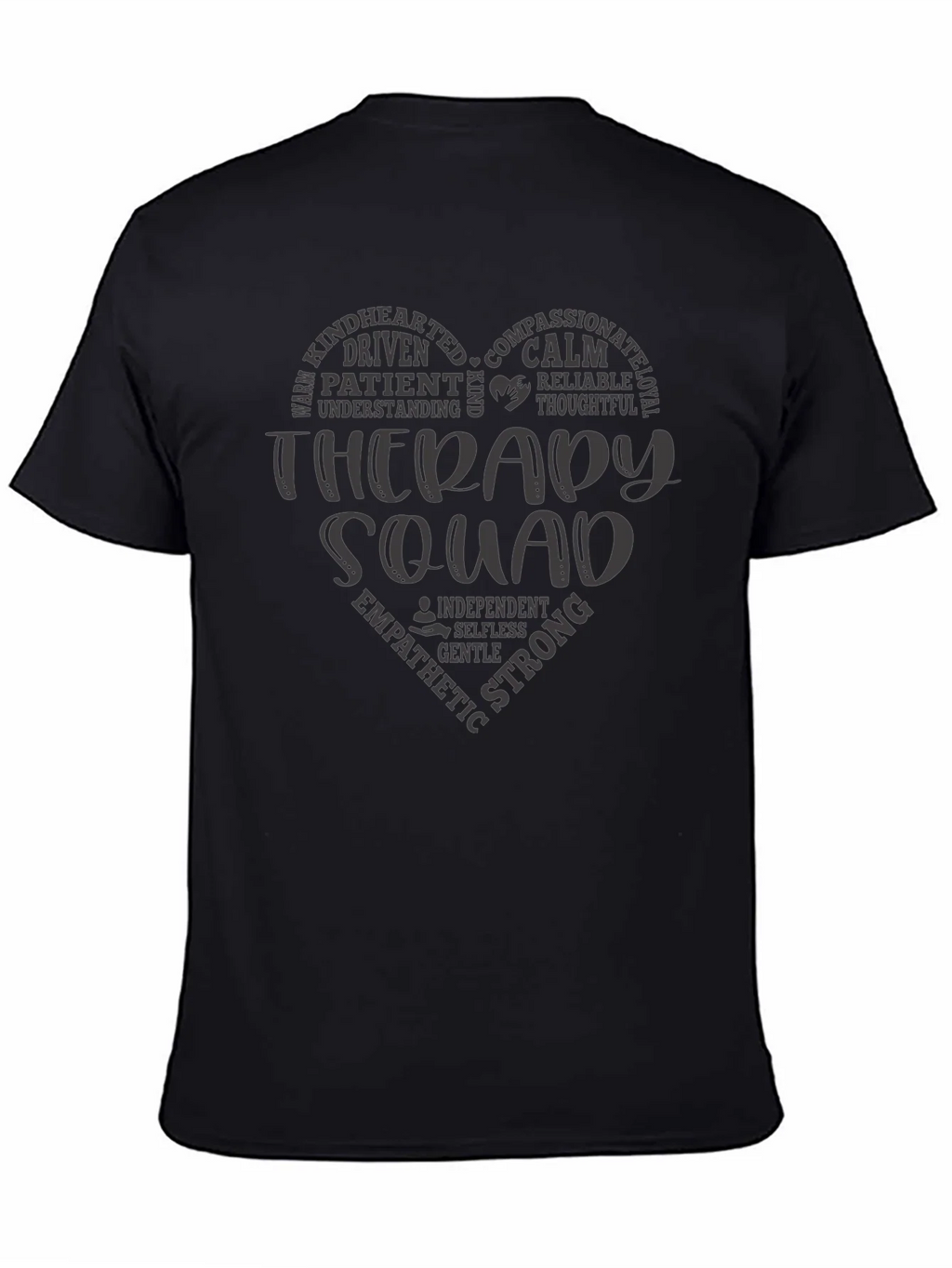 Therapy Squad Heart Graphic Tee - Black product image 2